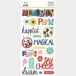 Simple Stories SAY CHEESE HAPPIEST PLACE Foam Stickers 48pc - Image 2