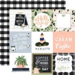 Echo Park COFFEE AND FRIENDS 12”x12” Scrapbook Paper - Image 2