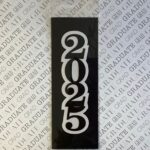 Scrapbook Customs YEAR NUMBERS DOWN 2025 Laser Cuts