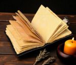 Soft Leather Journal Grimoire APIARY GODDESS BEE Blank A7 200pg - Image 4