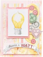 Bo Bunny STEAMPUNK Clear Acrylic Stamps 7pc - Image 2