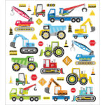 Sticker King CONSTRUCTION TRUCKS Foil Stickers 35pc - Image 2