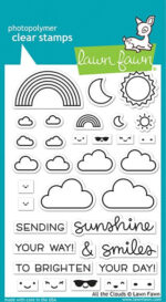 Lawn Fawn ALL THE CLOUDS Stamp & Die Set - Image 2