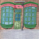 CANDY STORE WATERCOLOR DS 12"X12" Scrapbook Customs Harry Paper - Image 2