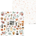 P13 COFFEE BREAK 07 12"X12" Breakfast Scrapbook Paper