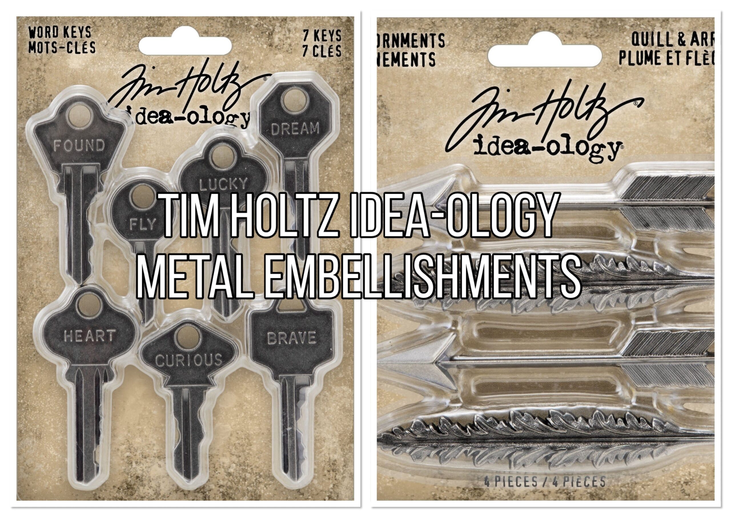 39531DDB-9709-4012-96D7-8AA472397417.jpg Tim Holtz IDEA-OLOGY Metal Embellishments - Image 1