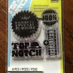 Inkadinkado QUALITY IS PRIORITY Clear Mini Stamps 4pc