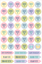 Peter Pauper Planner Stickers PREGNANCY BABY Essentials - Image 6
