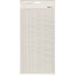 Kaisercraft LACEY BORDERS 12X6 Clear Stickers 6pc