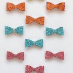 Little Birdie BOW Stickers Handmade Embellishments 20PCS