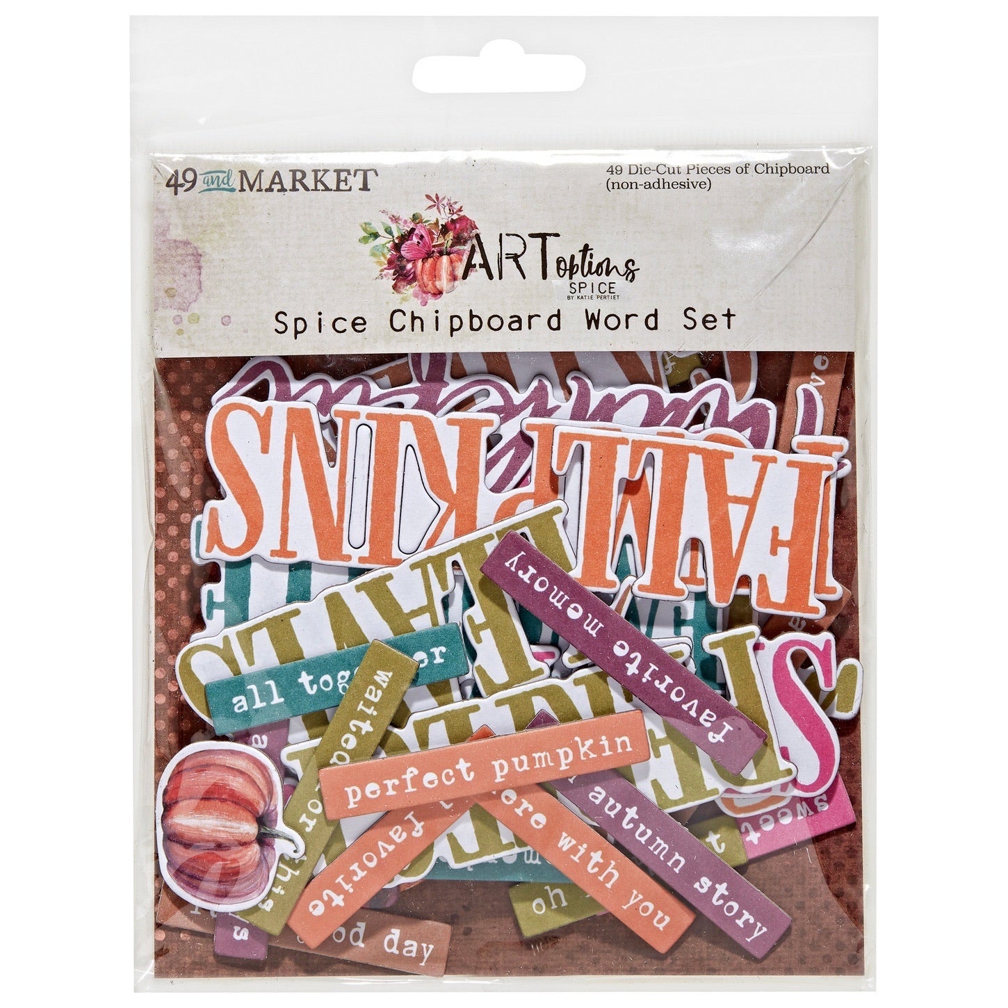 3B4CC8EA-7356-496E-98E1-64DDCEF82849.jpg 49 and Market ArtOptions SPICE CHIPBOARD WORD Set 49pc - Image 1