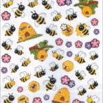 Sticker King BUMBLEBEE Foil Stickers 50pc