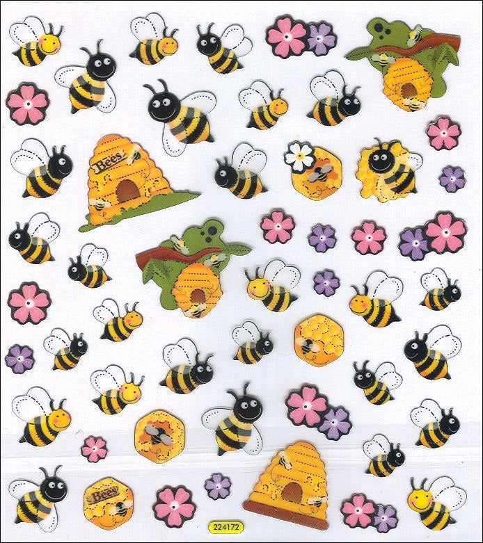 3B6C1EDE-77B1-45AE-BE7E-5E805BDB6620.jpg Sticker King BUMBLEBEE Foil Stickers 50pc - Image 1