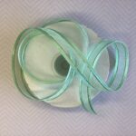 May Arts 5/8" Sheer Organza Satin Gold Edge Ribbon 1 yard - Image 8