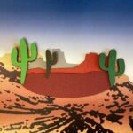 MOUNTAIN CACTUS Red Rock Mt. Charleston Grand Canyon Travel Laser Cut - Image 12