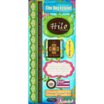 Hawaii 10pc BIG ISLAND Scrapbook Kit Paper Stickers - Image 7