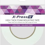 X-Press It TAPE 1/2" HIGH TACK FOAM MOUNTING TAPE Double Sided 4.4yd