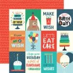 Echo Park HAPPY BIRTHDAY BOY 13pc 12”x12” Collection Kit - Image 5