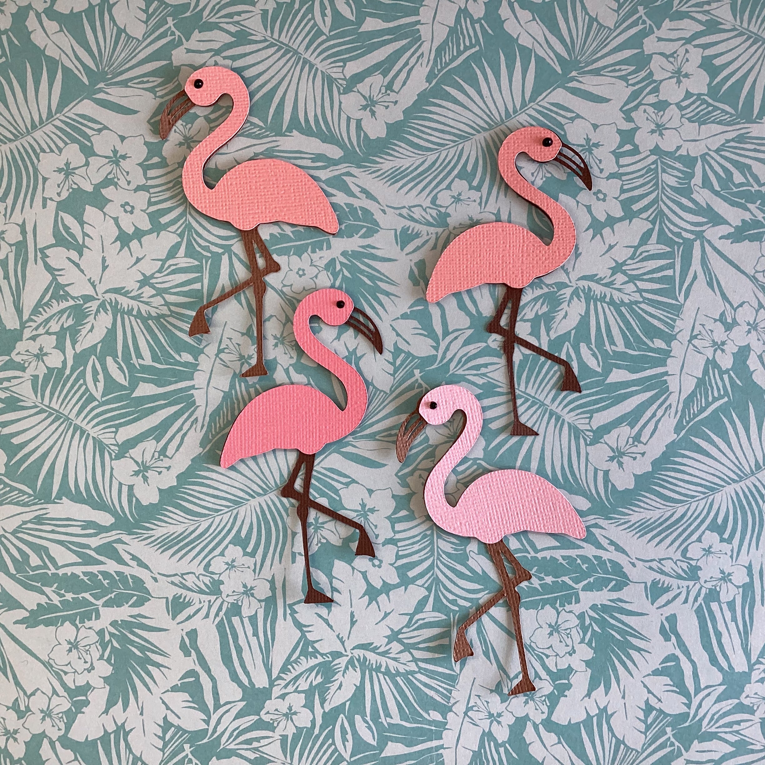 3CE2F89B-5595-457E-894B-6F3D6D84183B.jpg FLAMINGO Summer Scrapbook Die Cuts - Image 1