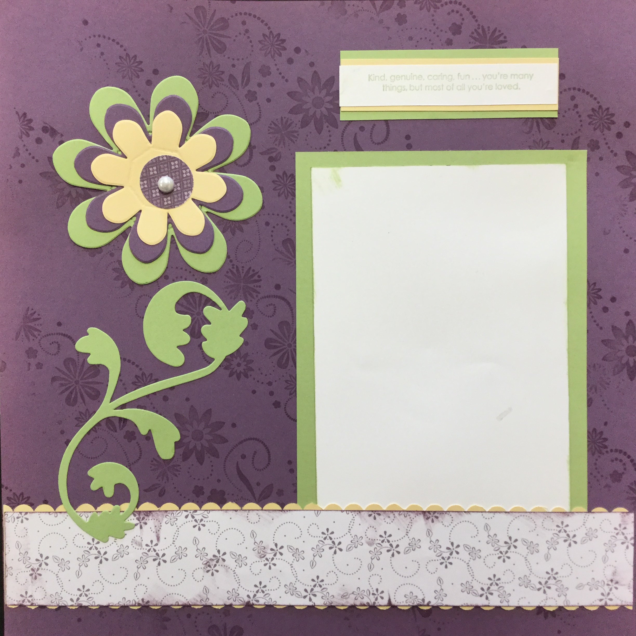 3CF17FF9-B0F1-4A11-8CF8-316C43910140.jpg Premade Pages YOU ARE LOVED 12"X12" (2) Scrapbook Pages - Image 1