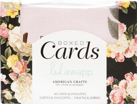 3D496207-A984-4EA6-8E9F-63671B1B5432.jpg American Crafts Heidi Swapp Floral BOXED CARDS - Image 1