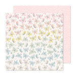 Crate Paper GINGHAM GARDEN ALIGHT 12”X12” Scrapbook Paper