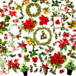 49 and Market CHRISTMAS SPECTACULAR 2023 Greenery Laser Cut Elements 61pc - Image 3