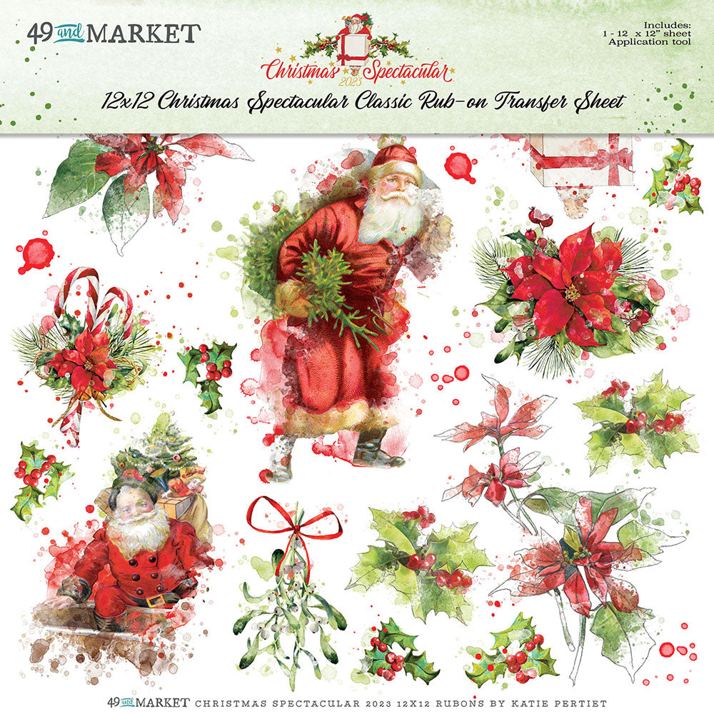 3E5A2DBF-65E2-4FB3-A11A-48C89FB9A0DE.jpg 49 and Market 12X12 CHRISTMAS SPECTACULAR CLASSIC RUB-ON - Image 1
