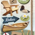 Paper House AT THE LAKE Cardstock Sticker Sheet