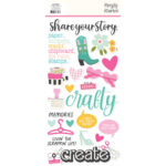 Simple Stories CRAFTY BABE Foam Stickers 38pc - Image 2