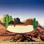MOUNTAIN CACTUS Red Rock Mt. Charleston Grand Canyon Travel Laser Cut - Image 9