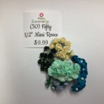 Scrapbooksrus 1/2” MINI ROSES 50pc Flowers - Image 3