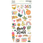 Simple Stories GOOD STUFF Chipboard Stickers 32pc