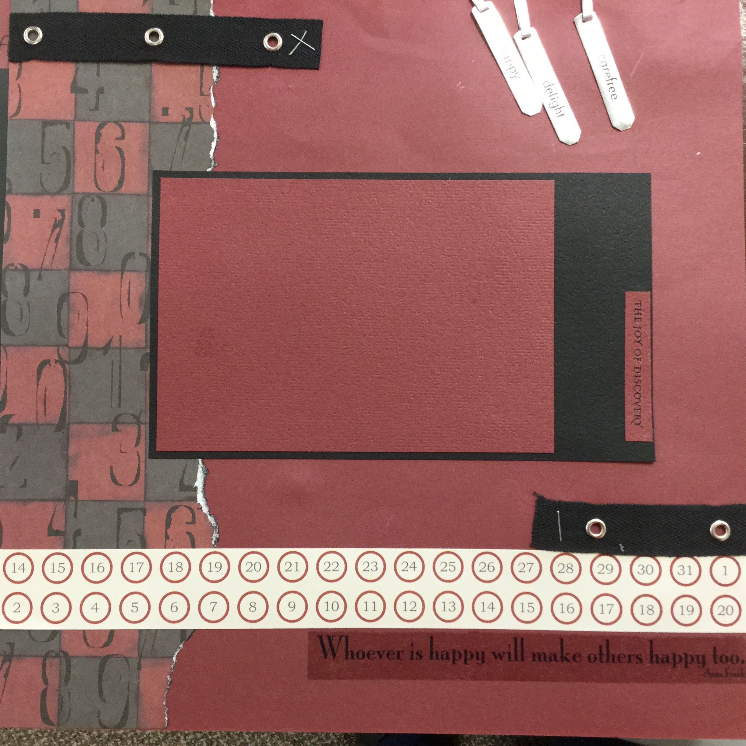 3FD932D0-CEBF-40DE-ACC9-CBAC2100994E.jpg Premade Pages $5.00 HAPPY GIGGLE (2) 12"X12" Scrapbook Pages - Image 1