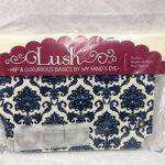 My Mind’s Eye Lush NAVY DAMAMSK 6”x9” Chipboard Album