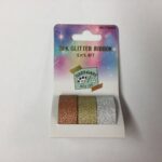 Momentum Brands GLITTER RIBBON Washi Tape 3pc