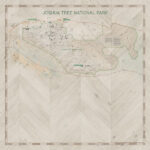 Scrapbook Customs NATIONAL PARK MAP AND WORDS 12"X12" Scrapbook Paper - Image 15