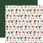 Echo Park GNOME FOR CHRISTMAS 12"X12" Scrapbook Paper - Image 8