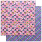 Doodlebug Hello STRIKE A POSE 12"X12" Cardstock Paper