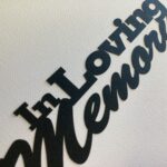 IN LOVING MEMORY Title Laser Die Cut - Image 3