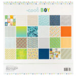 Pebbles COOL BOY 12”X12” Paper Pad 24 Sheets - Image 2