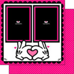 MOUSIN’ AROUND GIRL LAYOUT 12"X12" Scrapbook Paper Kit 4pc - Image 5
