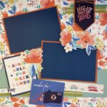 Scrapbooksrus LET’S TRAVEL Scrapbook Page Kit - Image 2