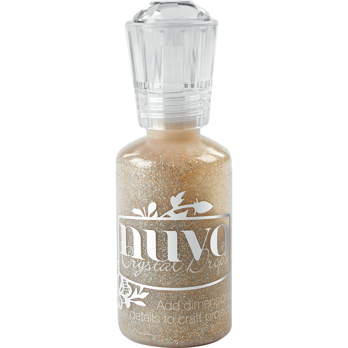 443879PK.jpg Nuvo Glitter Drops HONEY GOLD Glue 1oz - Image 1