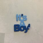 IT’S A BOY Custom Scrapbook Die Cut Embellishments