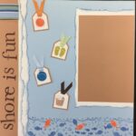 Premade Pages $5.00 SHORE IS FUN (2) 12"X12" Scrapbook Pages