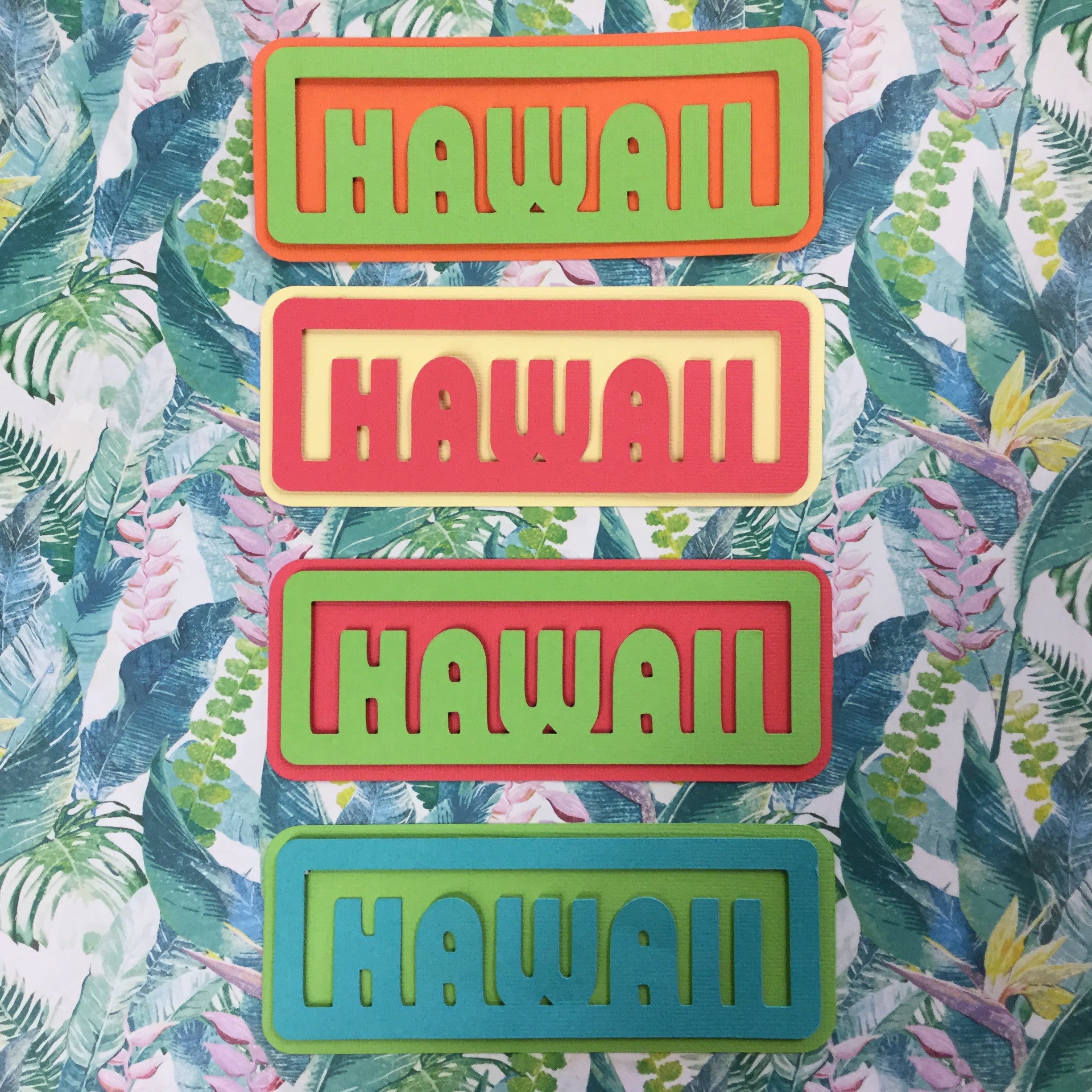 449BBEBF-CAC4-416C-9E32-C06F1D852700.jpg HAWAII BORDER Die Cut Embellishment - Image 1