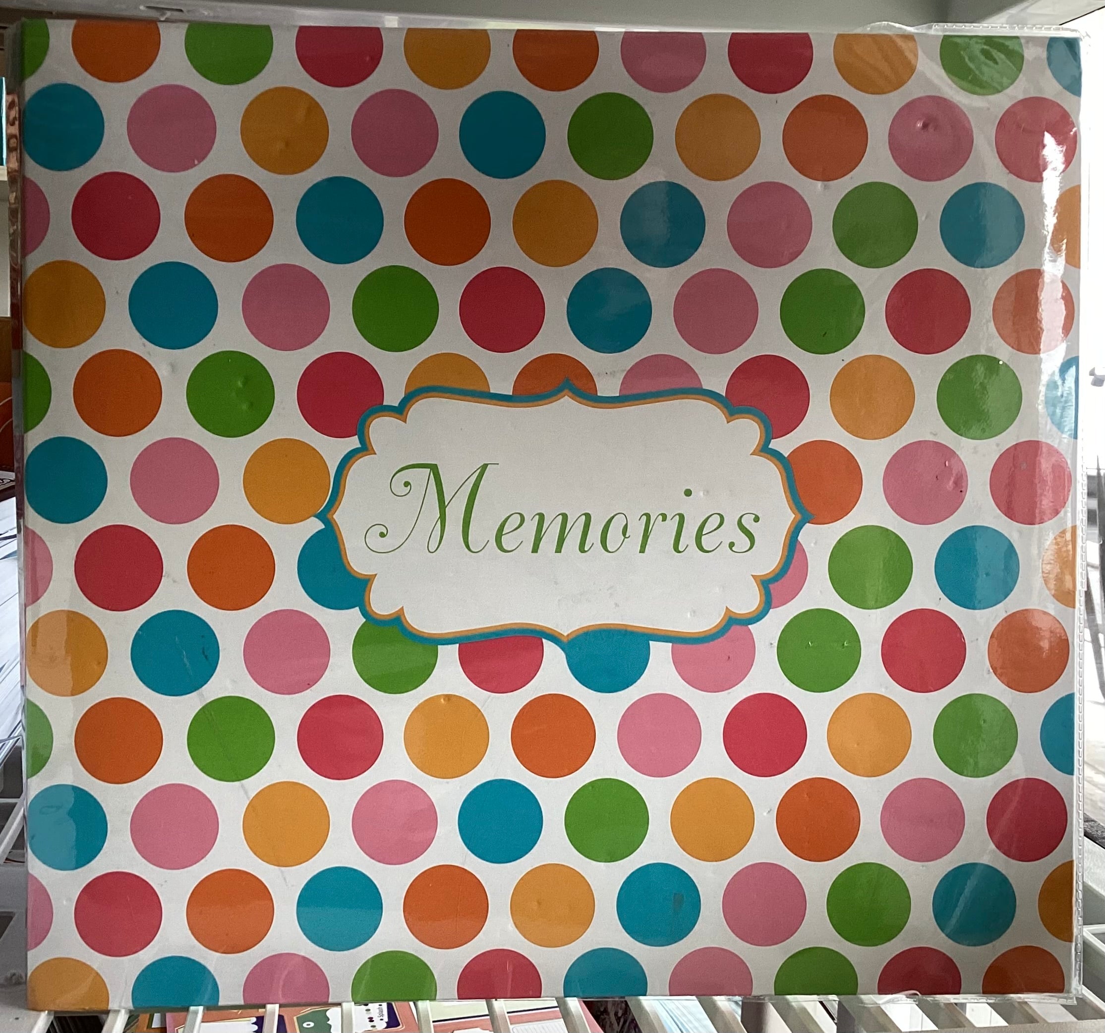 449DD403-2B0D-4BA3-AEC5-7438E37E3037.jpg POLKA DOT MEMORIES 12”X12” Scrapbook Album - Image 1