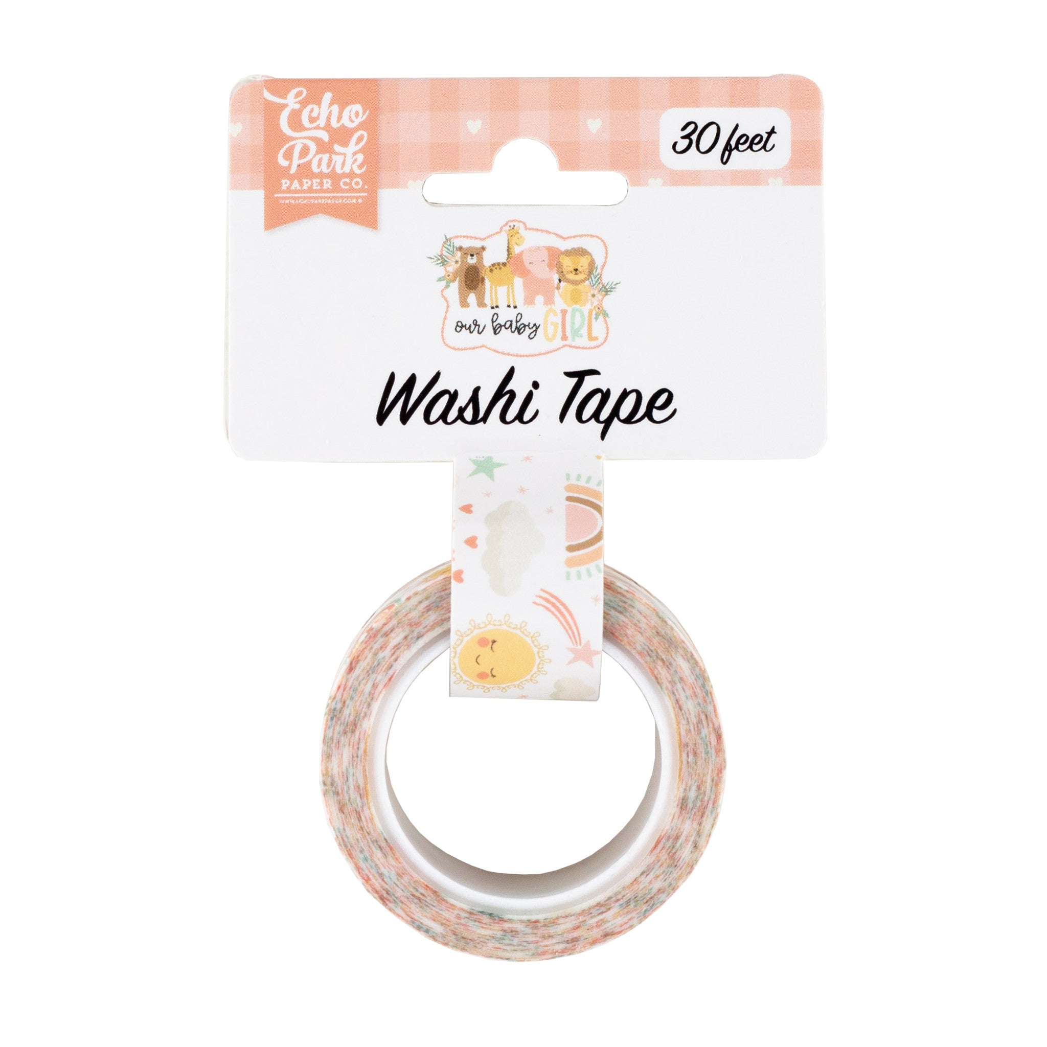 44BDEFD0-9696-47F2-A97E-7753220682B5.jpg Echo Park Our Baby Girl SWEETEST SKY WASHI TAPE - Image 1
