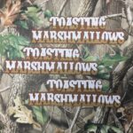 Scrapbooksrus TOASTING MARSHMALLOWS Die Cut Diecut S’more Camping